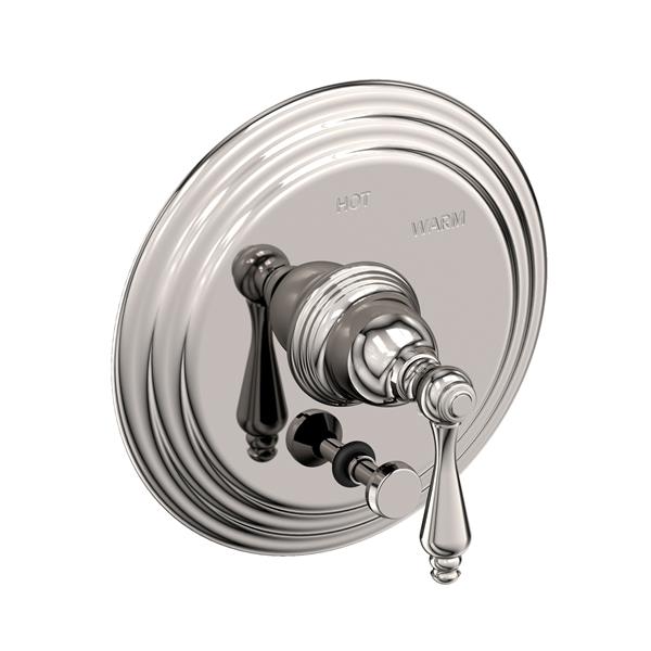 Newport Brass - Seaport Balanced Pressure Tub & Shower Diverter Plate with Handle. Less Showerhead, arm and flange.