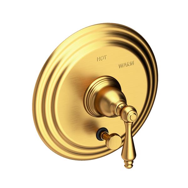 Newport Brass - Balanced Pressure Tub & Shower Diverter Plate With Handle