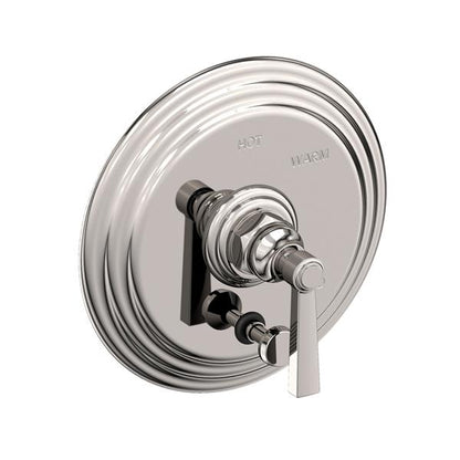 Newport Brass - Astor Balanced Pressure Tub & Shower Diverter Plate with Handle. Less Showerhead, arm and flange.