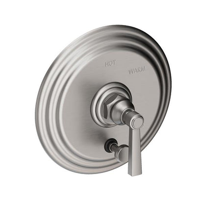 Newport Brass - Astor Balanced Pressure Tub & Shower Diverter Plate with Handle. Less Showerhead, arm and flange.