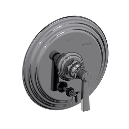 Newport Brass - Astor Balanced Pressure Tub & Shower Diverter Plate with Handle. Less Showerhead, arm and flange.