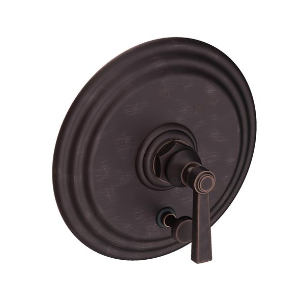Newport Brass - Astor Balanced Pressure Tub & Shower Diverter Plate with Handle. Less Showerhead, arm and flange.