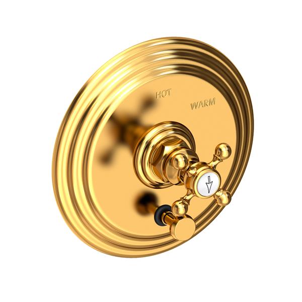 Newport Brass - Astor Balanced Pressure Tub & Shower Diverter Plate with Handle. Less Showerhead, arm and flange.