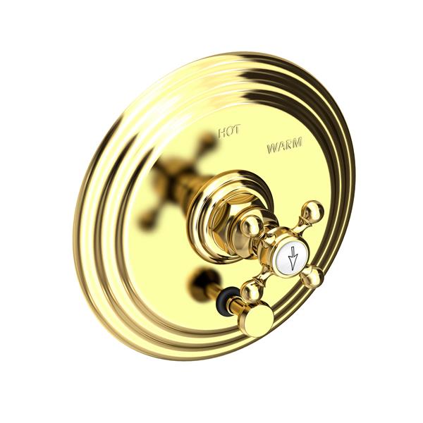Newport Brass - Astor Balanced Pressure Tub & Shower Diverter Plate with Handle. Less Showerhead, arm and flange.