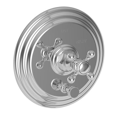 Newport Brass - Astor Balanced Pressure Tub & Shower Diverter Plate with Handle. Less Showerhead, arm and flange.