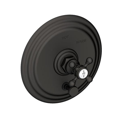 Newport Brass - Astor Balanced Pressure Tub & Shower Diverter Plate with Handle. Less Showerhead, arm and flange.
