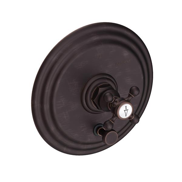 Newport Brass - Astor Balanced Pressure Tub & Shower Diverter Plate with Handle. Less Showerhead, arm and flange.
