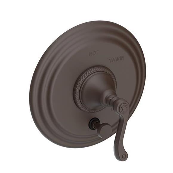 Newport Brass - Amisa Balanced Pressure Tub & Shower Diverter Plate with Handle. Less Showerhead, arm and flange.