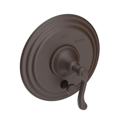 Newport Brass - Amisa Balanced Pressure Tub & Shower Diverter Plate with Handle. Less Showerhead, arm and flange.
