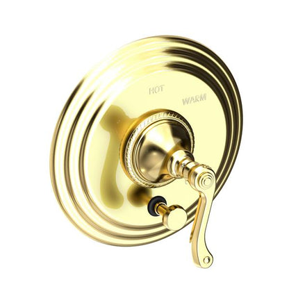 Newport Brass - Amisa Balanced Pressure Tub & Shower Diverter Plate with Handle. Less Showerhead, arm and flange.