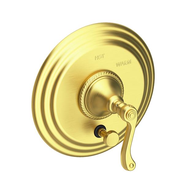 Newport Brass - Amisa Balanced Pressure Tub & Shower Diverter Plate with Handle. Less Showerhead, arm and flange.