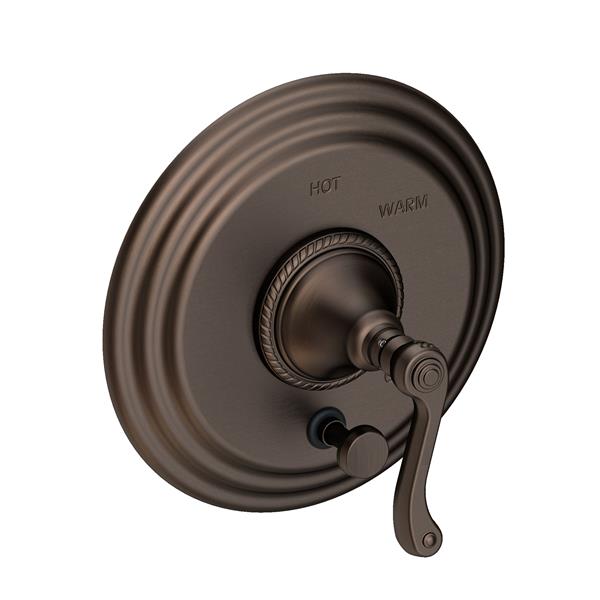 Newport Brass - Amisa Balanced Pressure Tub & Shower Diverter Plate with Handle. Less Showerhead, arm and flange.