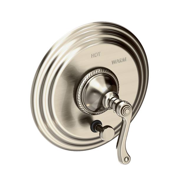 Newport Brass - Amisa Balanced Pressure Tub & Shower Diverter Plate with Handle. Less Showerhead, arm and flange.