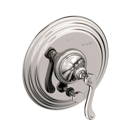 Newport Brass - Amisa Balanced Pressure Tub & Shower Diverter Plate with Handle. Less Showerhead, arm and flange.
