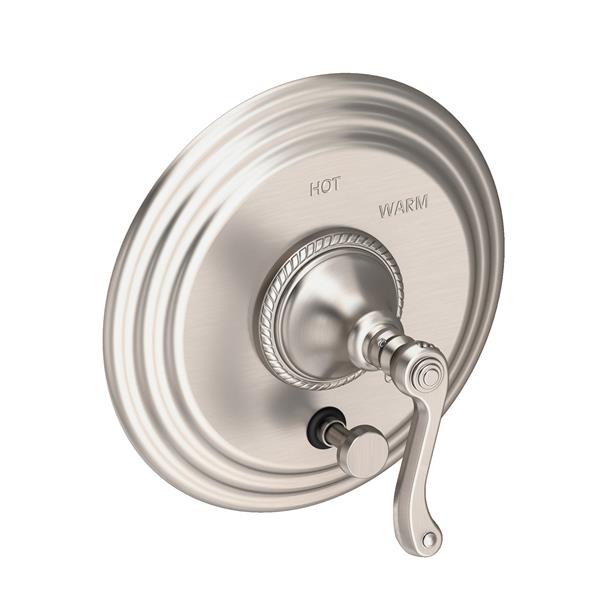 Newport Brass - Amisa Balanced Pressure Tub & Shower Diverter Plate with Handle. Less Showerhead, arm and flange.
