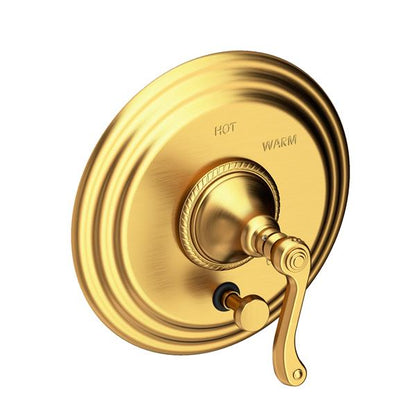 Newport Brass - Amisa Balanced Pressure Tub & Shower Diverter Plate with Handle. Less Showerhead, arm and flange.