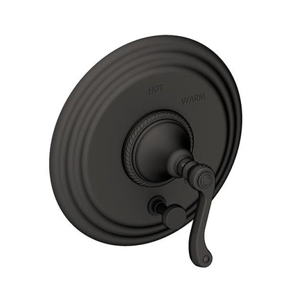 Newport Brass - Amisa Balanced Pressure Tub & Shower Diverter Plate with Handle. Less Showerhead, arm and flange.