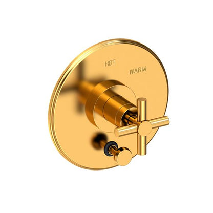 Newport Brass - East Linear Balanced Pressure Tub & Shower Diverter Plate with Handle. Less Showerhead, arm and flange.