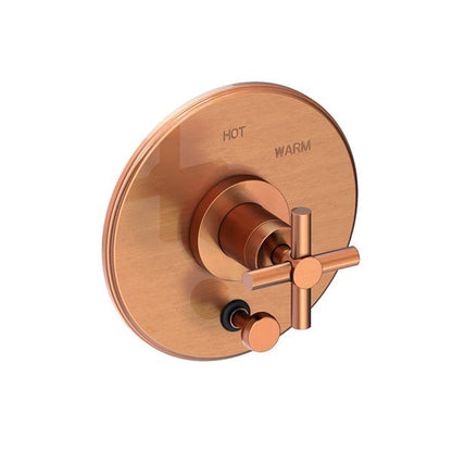 Newport Brass - East Linear Balanced Pressure Tub & Shower Diverter Plate with Handle. Less Showerhead, arm and flange.