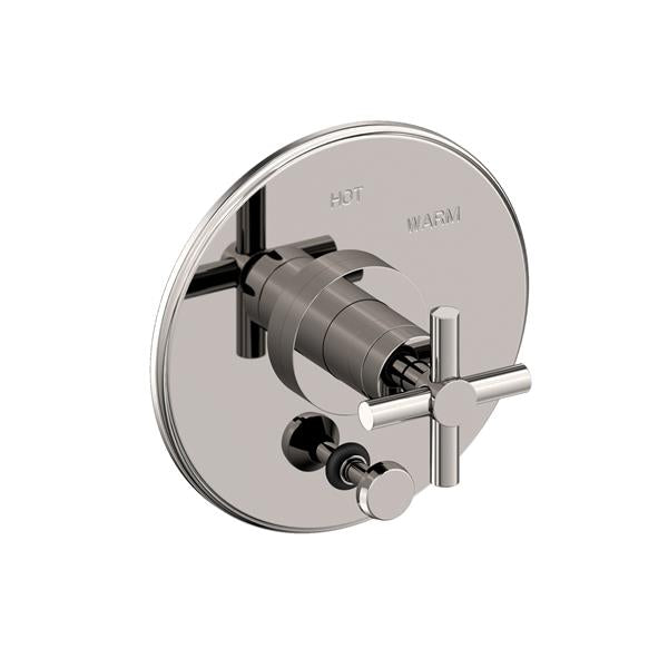 Newport Brass - East Linear Balanced Pressure Tub & Shower Diverter Plate with Handle. Less Showerhead, arm and flange.