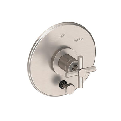 Newport Brass - East Linear Balanced Pressure Tub & Shower Diverter Plate with Handle. Less Showerhead, arm and flange.
