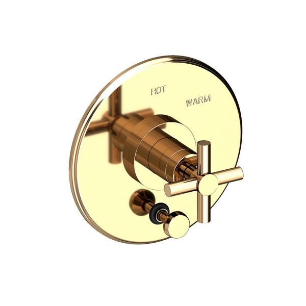 Newport Brass - East Linear Balanced Pressure Tub & Shower Diverter Plate with Handle. Less Showerhead, arm and flange.