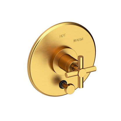 Newport Brass - East Linear Balanced Pressure Tub & Shower Diverter Plate with Handle. Less Showerhead, arm and flange.