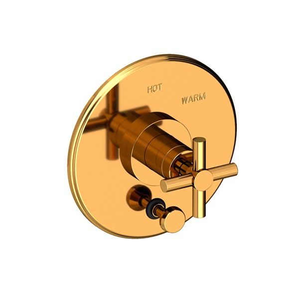 Newport Brass - East Linear Balanced Pressure Tub & Shower Diverter Plate with Handle. Less Showerhead, arm and flange.