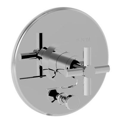 Newport Brass - East Linear Balanced Pressure Tub & Shower Diverter Plate with Handle. Less Showerhead, arm and flange.