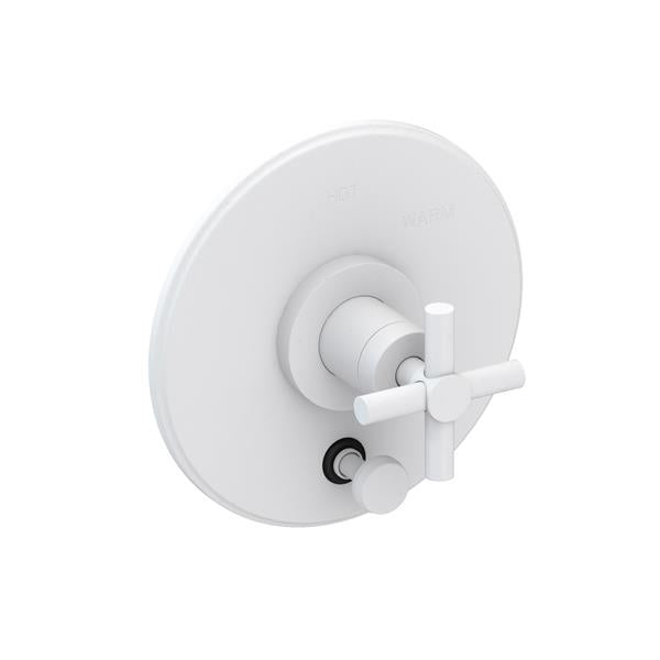 Newport Brass - East Linear Balanced Pressure Tub & Shower Diverter Plate with Handle. Less Showerhead, arm and flange.