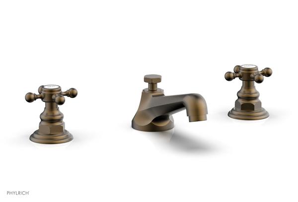 Phylrich - Hex Traditional Widespread Faucet - Cross Handles