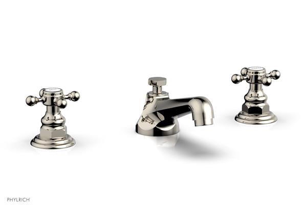 Phylrich - Hex Traditional Widespread Faucet - Cross Handles