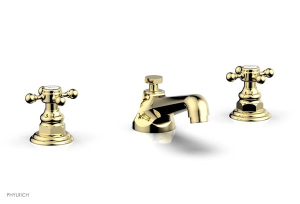 Phylrich - Hex Traditional Widespread Faucet - Cross Handles