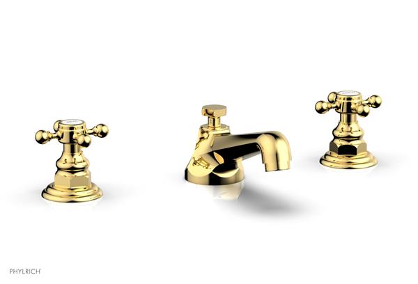 Phylrich - Hex Traditional Widespread Faucet - Cross Handles