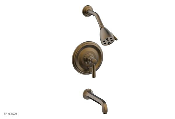 Phylrich - Hex Traditional Pressure Balance Tub and Shower Set - Lever Handles