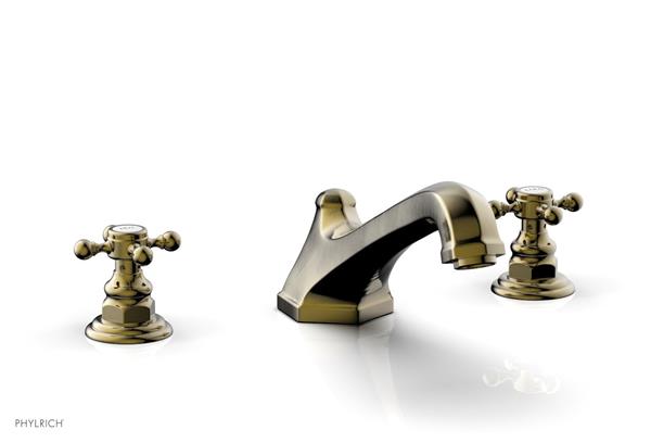 Phylrich - Hex Traditional Deck Tub Set - Cross Handles
