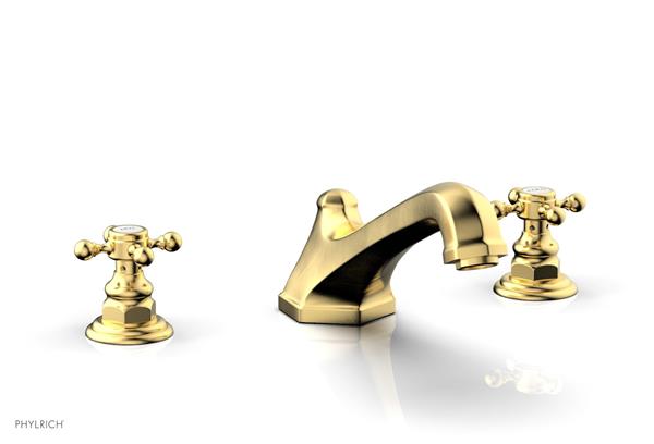 Phylrich - Hex Traditional Deck Tub Set - Cross Handles