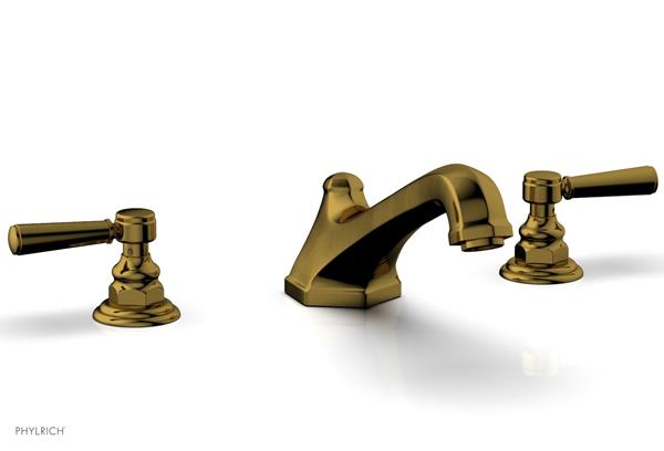 Phylrich - Hex Traditional Deck Tub Set - Lever Handles