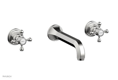 Phylrich - Hex Traditional Wall Tub Set - Cross Handles