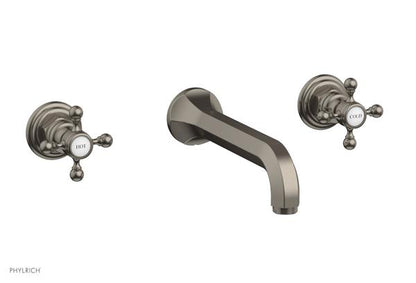 Phylrich - Hex Traditional Wall Tub Set - Cross Handles
