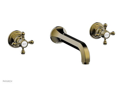 Phylrich - Hex Traditional Wall Tub Set - Cross Handles