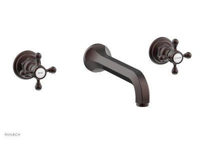Phylrich - Hex Traditional Wall Tub Set - Cross Handles