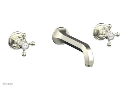 Phylrich - Hex Traditional Wall Tub Set - Cross Handles