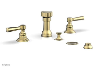 Phylrich - Hex Traditional Four Hole Bidet Set - Lever Handles