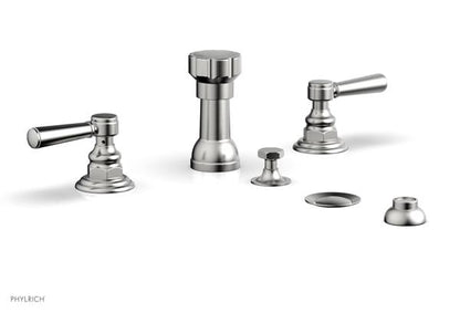Phylrich - Hex Traditional Four Hole Bidet Set - Lever Handles