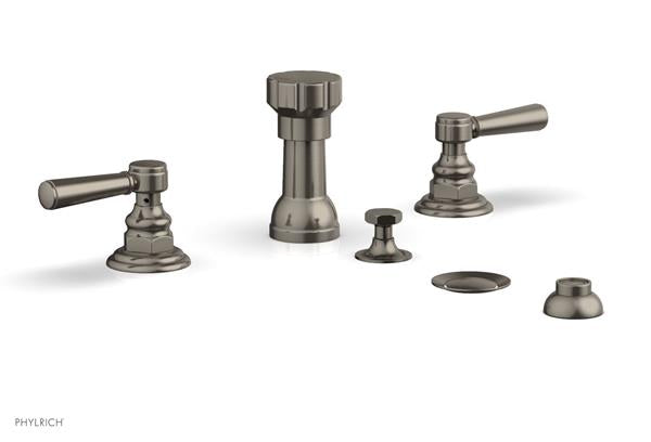 Phylrich - Hex Traditional Four Hole Bidet Set - Lever Handles