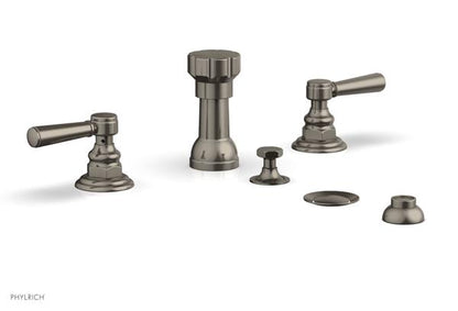 Phylrich - Hex Traditional Four Hole Bidet Set - Lever Handles