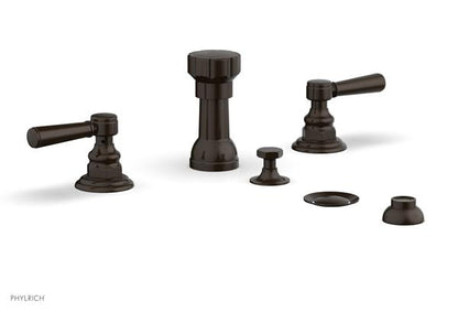 Phylrich - Hex Traditional Four Hole Bidet Set - Lever Handles