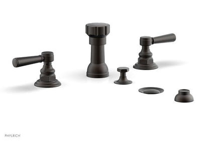 Phylrich - Hex Traditional Four Hole Bidet Set - Lever Handles