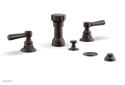 Phylrich - Hex Traditional Four Hole Bidet Set - Lever Handles